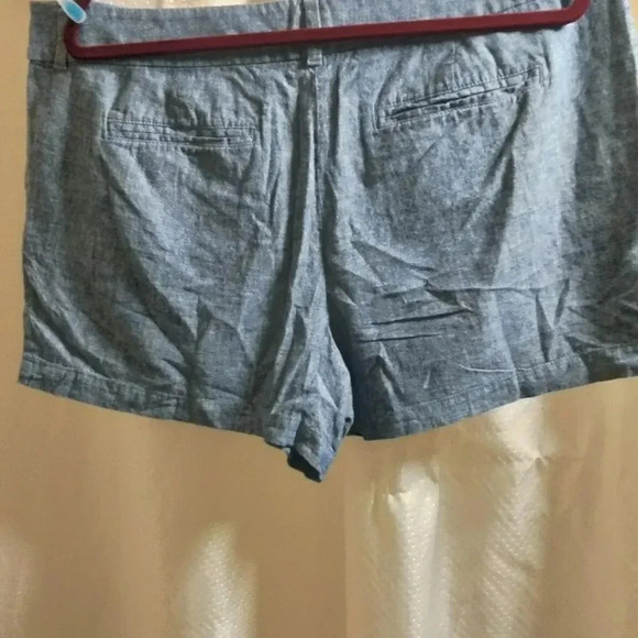 Loft Linen Cotton Blend Size 16 Shorts Preppy Minimalist Nautical Beach - Picture 6 of 6